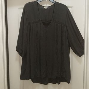 Dark gray blouse